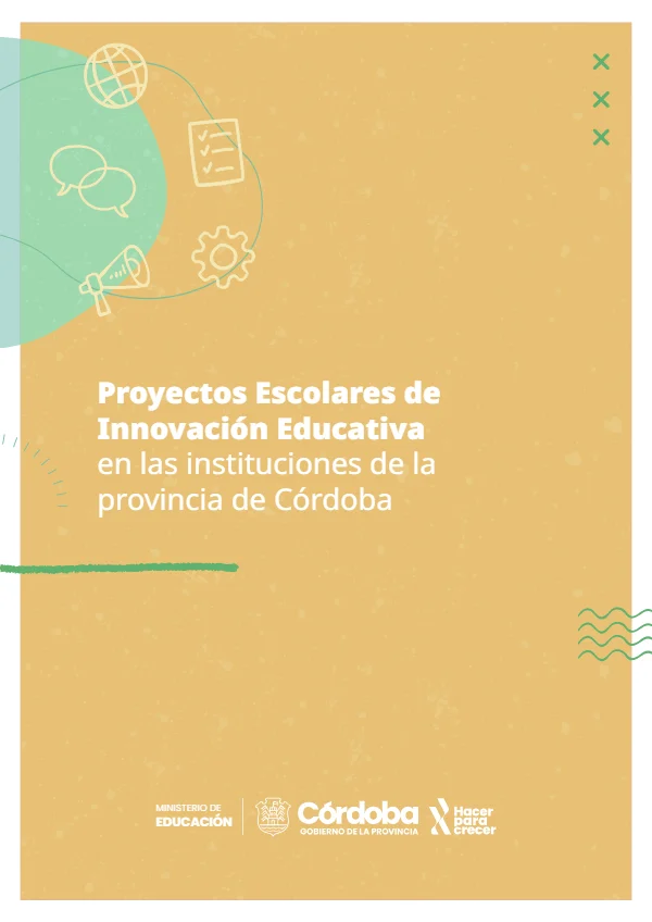 Portada: Proyectos Escolares de Innovación Educativa